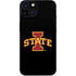 Iowa State University Primary Logo Black iPhone Skins